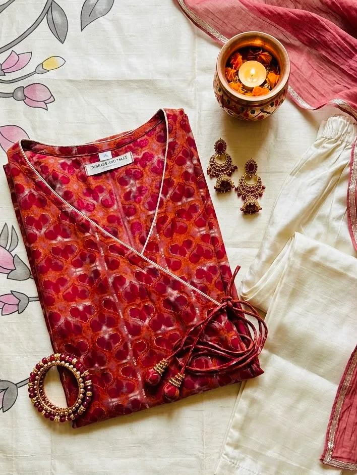 Ruby Angrakha Kurta
