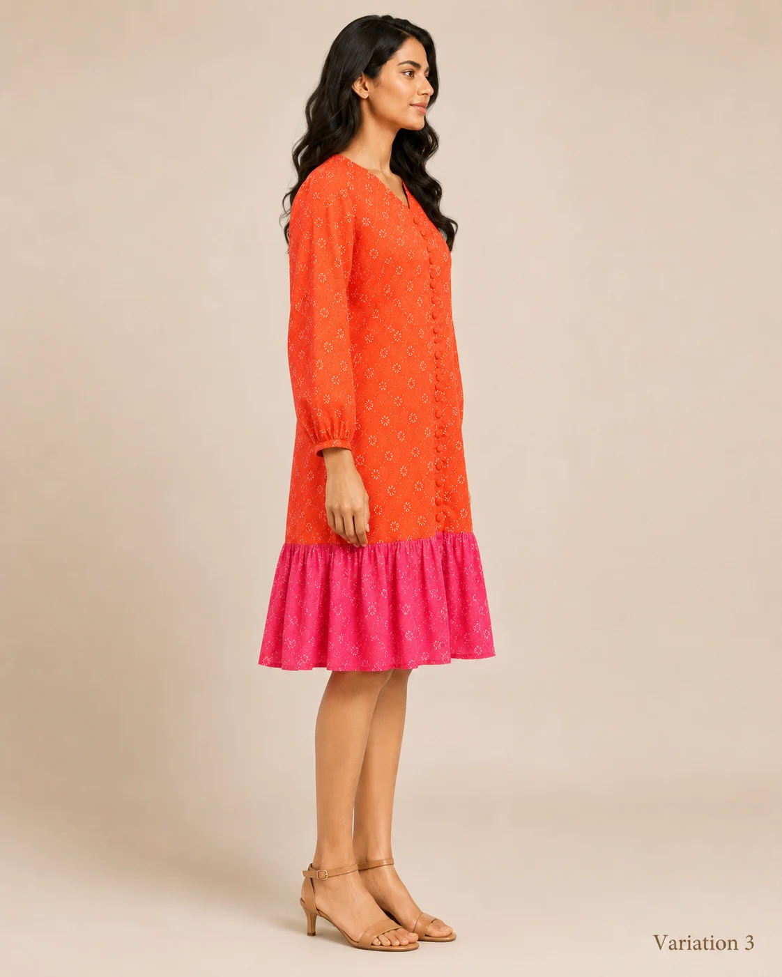 Gulabo Coral Day Dress
